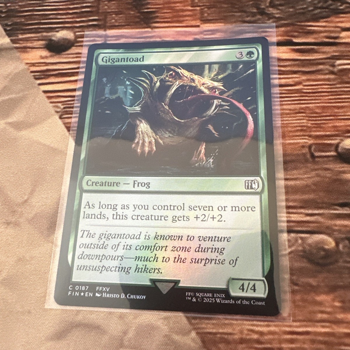 MTG Gigantoad Final Fantasy Foil #0187