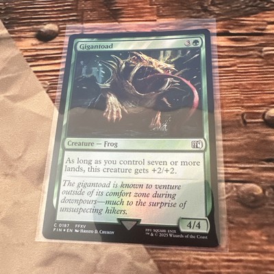 mtg frog final fantasy Quina, Qu Gourmet [471] [Extended Art] [FINAL FANTASY] [Foil]  Face to Face Games those tokens plus a 1/1 green Frog creature token are created instead. MTG x Final Fantasy illustrations
