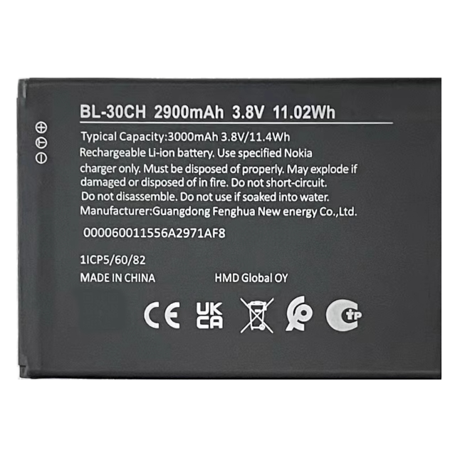 3.8V 2900mAh Battery BL-30CH for Nokia C02 TA-1522