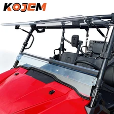 NEW Flip Windshield Scratch Resistant For 2016+ Honda Pioneer 1000/1000-5