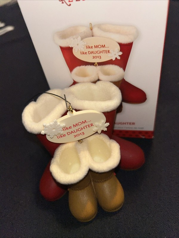 Kool Hallmark Keepsake Christmas Ornament 2013 - Like Mom, LIke Daughter Boots