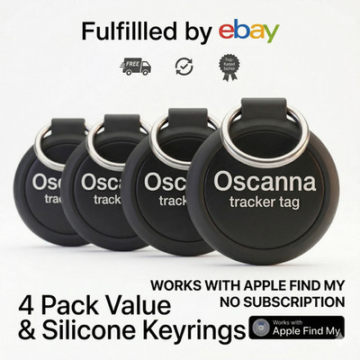 Airtag Alternative Bluetooth Tracker Tag für iPhone Find My App 4er Pack