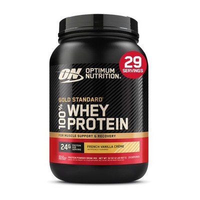 Whey Protein Powder 100% Gold Standard 2 Pound French Vanilla Optimum Nutrition