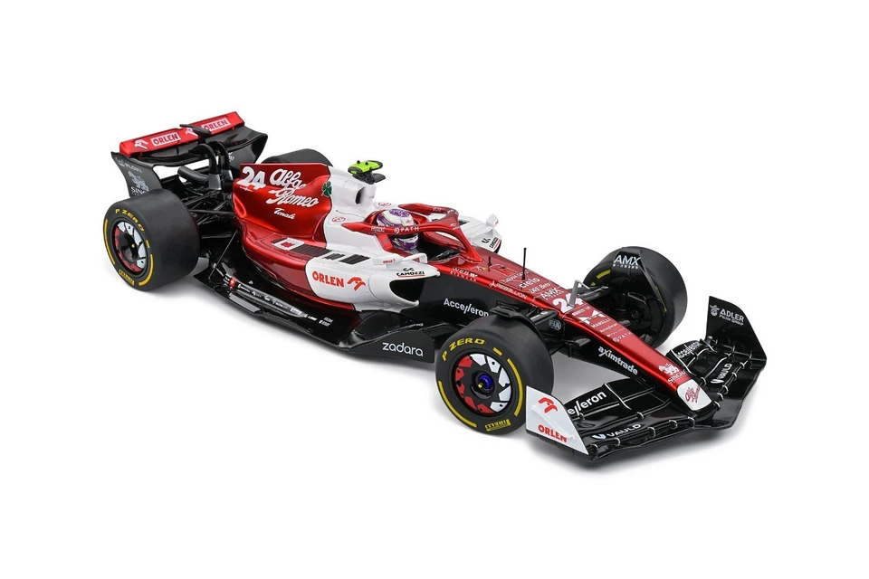 PROMO ALFA ROMÉO C42 Canada GP 2022 Z.Guanyu 1/18 Solido Nuovo Scatola... - Immagine 3 di 4