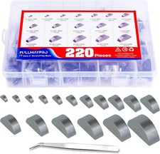 220PCS Metric Woodruff Key Assortment Kit in 17 Most Popular Package Dimensionss