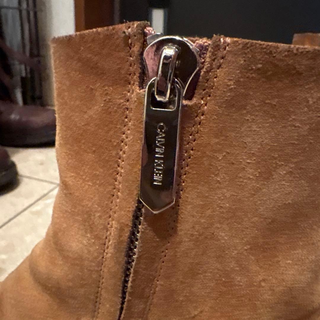 Calvin Klein 205W39NYC Raf Simons Archive Suede Western Boots Gray