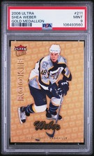 2006 FLEER ULTRA GOLD MEDALLION #211 SHEA WEBER PSA 9