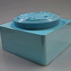 Evyan Most Precious Dusting Powder Blue Vanity Display Regal Powder Puff Display — photo 7