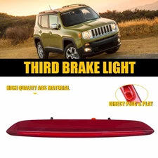 Fit 2015-2020 Jeep Renegade LED 3rd Reverse Backup Brake Light Brightness Red 1x