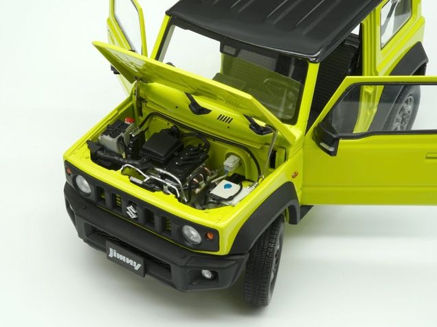 BM CREATIONS 18B0009 1/18 Suzuki Jimny JB74 Kinetic Yellow