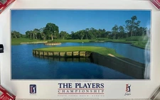 TPC Sawgrass Golf Course Hole 17 Wide Wall Art Poster