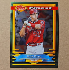Topps Finest Flashbacks 2021 Mike Trout #36 Los Angeles Angels Baseball
