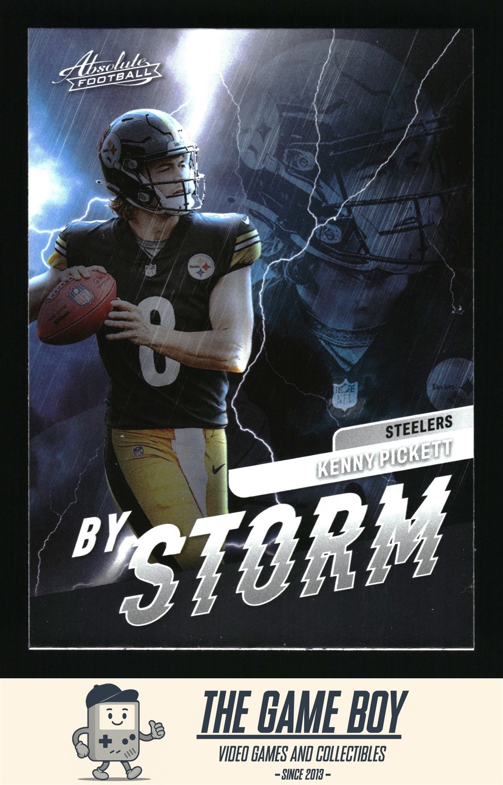 2022 Panini Absolute By Storm #BST-1 Kenny Pickett Pittsburgh Steelers