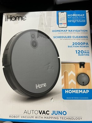 ihome auto vac Juno robot vacuum with mapping technology New In Box