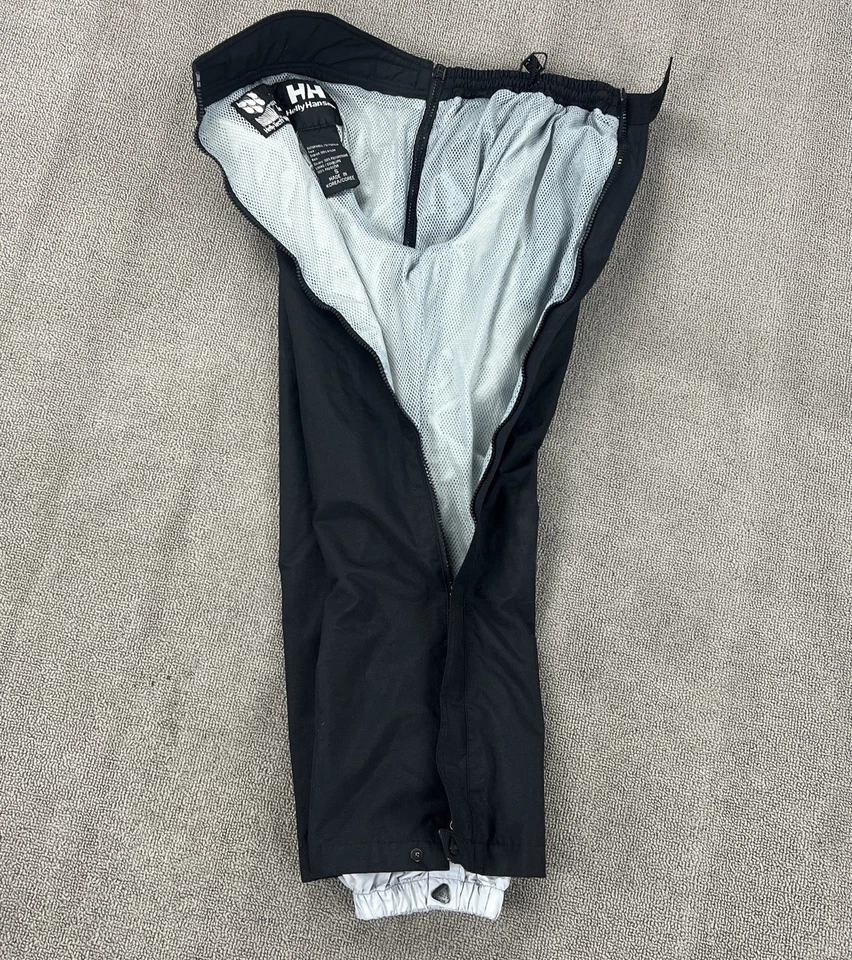 Pantalones de Nieve Helly Hansen Juveniles Pequeños Impermeables Helly Tech Forrados Negros Transpirables Foto 2 de 4