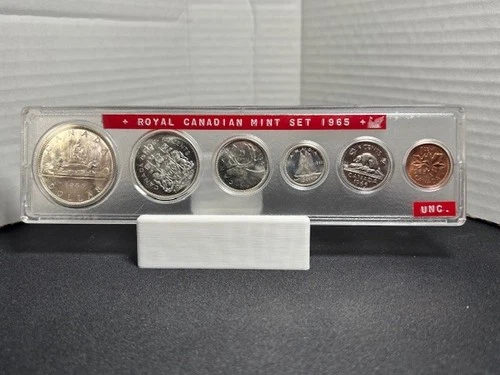 1965 Canadian Proof-Like 6-Coin Set 80% Silver 1.1 Troy oz C-A017