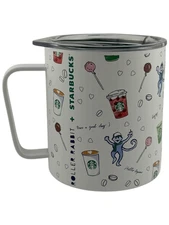 2025 Starbucks x Roller Rabbit: Coffeehouse Stainless Steel Mug Limited Edition