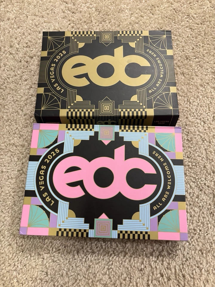 EDC Las Vegas 2025 Festival Swag Box - Book, Stickers, Luggage Tags, Keychains  - Image 2 of 4