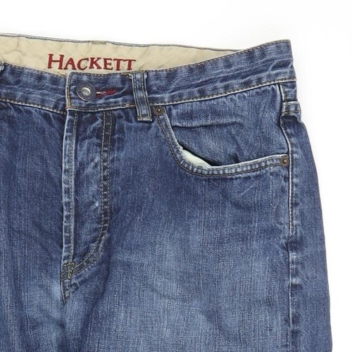 Hackett Herren Jeans blau Straight, Größe 32 - Bild 10 von 12