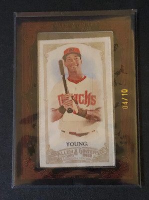 2012 Topps Allen & Ginter CHRIS YOUNG Framed Mini Silk Insert/10   Diamondbacks