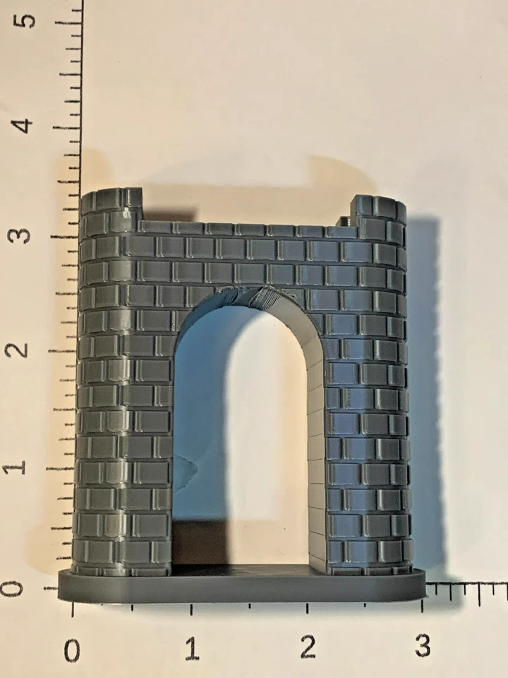 Kit de puente de arco modular X2 escala HO - Combo de tren modelo 1:87 con muelles de 15 pulgadas Foto 4 de 4