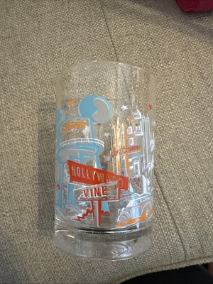 Walt Disney Disneyland Disney World Disney Studios Hollywood and Vine Glass