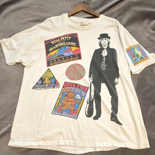 Rare Tom Petty & Heartbreakers The Great Wide Open 1990s vintage concert t-shirt, vintage, single stitch, B+ condition