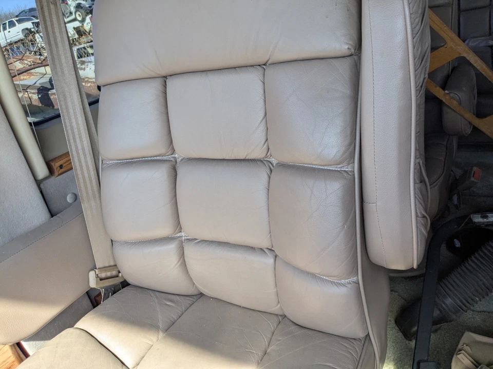 Seat 1997 Dodge Van 1500 2500 3500 asiento cubo delantero derecho beige cuero manual Foto 3 de 4