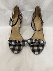 Michael Kors Women's Gingham Bow Ankle Strap Buckle Stiletto Heel 7M — photo 1