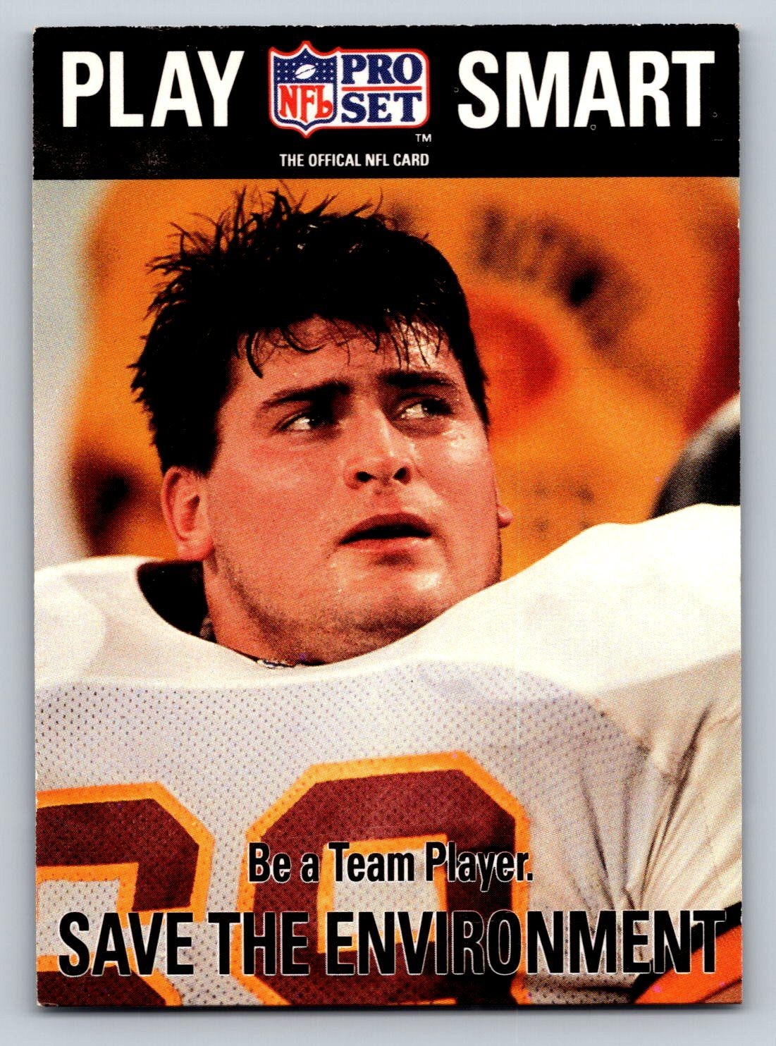 Mark Schlereth Washington Redskins 1992 Pro Set Play Smart Environment #355