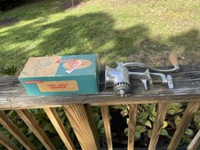 Vintage Universal Food and Meat Chopper No 1.  With Box and Manual