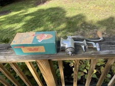 Vintage Universal Food and Meat Chopper No 1.  With Box and Manual