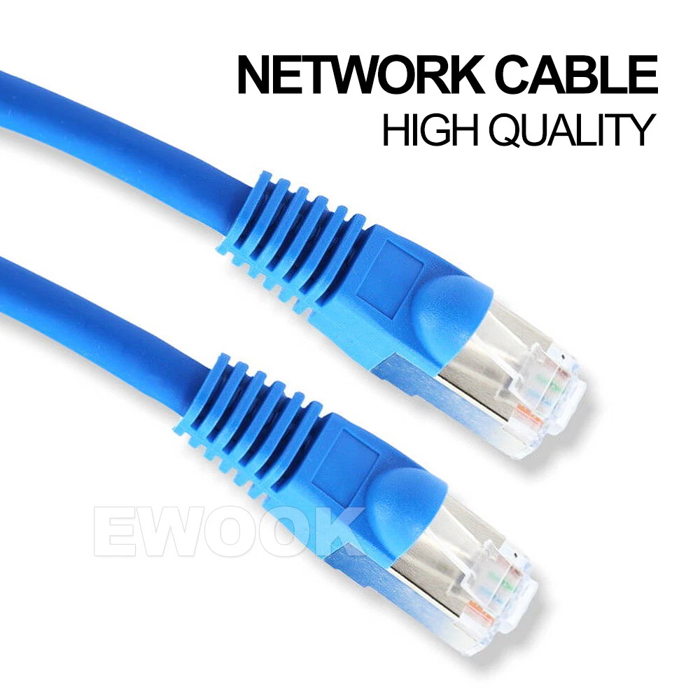 5m 10m 20m 30m 50m 100m Cat6 Network Ethernet Cable Lan Cables 100M/1000Mbps AU