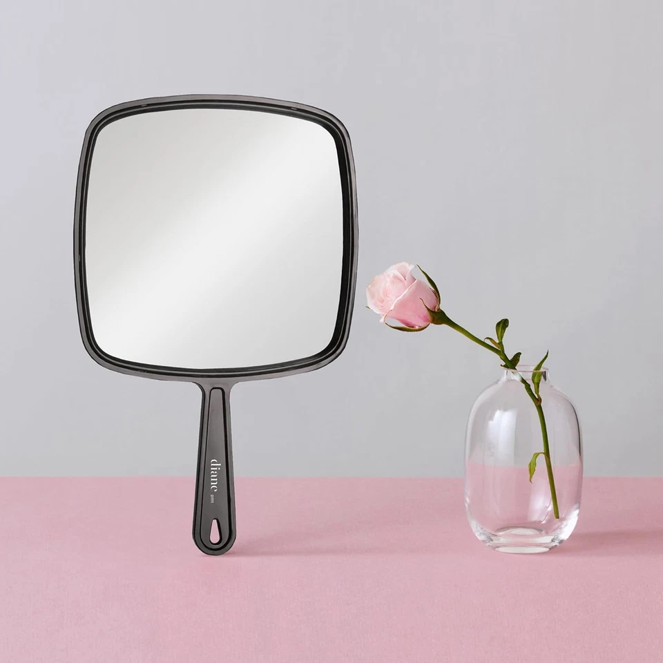 Espejo de mano de calidad profesional Diane, espejo de mano de una cara Foto 3 de 4
