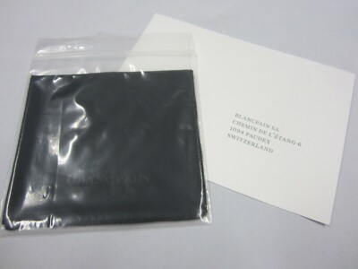 Genuine New BLANCPAIN Watch Microfiber Polishing & Cleaning Cloth Rag & Envelope