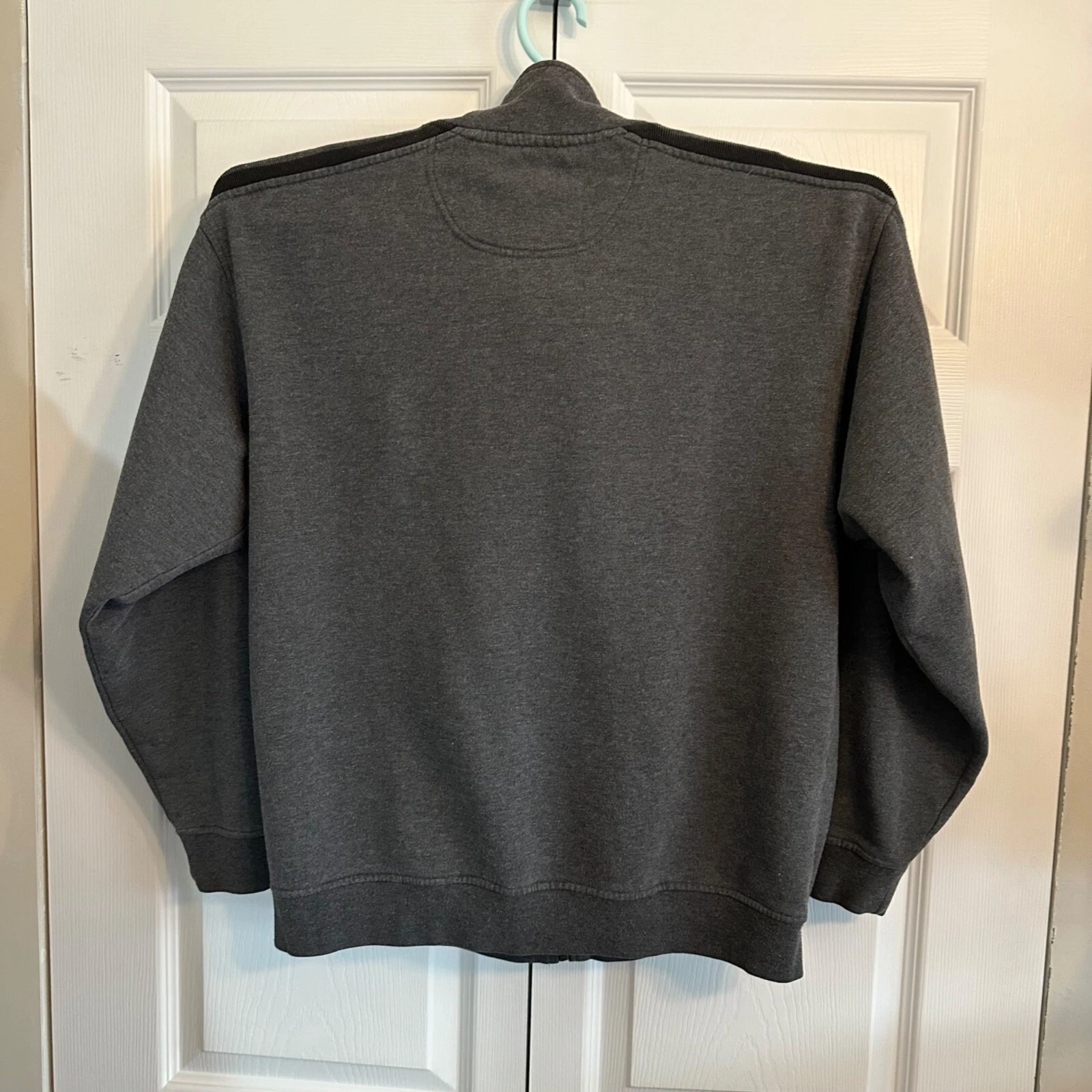 Norm Thompson Escape From The Ordinary Gray Sweat Zip Jacket SZ L Grandpacore - product detail image 2