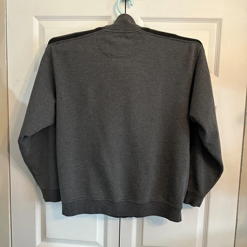 Norm Thompson Escape From The Ordinary Gray Sweat Zip Jacket SZ L Grandpacore image 2