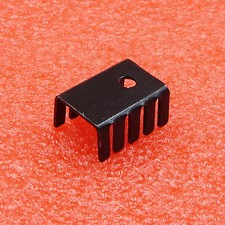 10pcs Black TO220 19x15x10mm TO-220 Heat Sink IC Heat Sink Aluminum