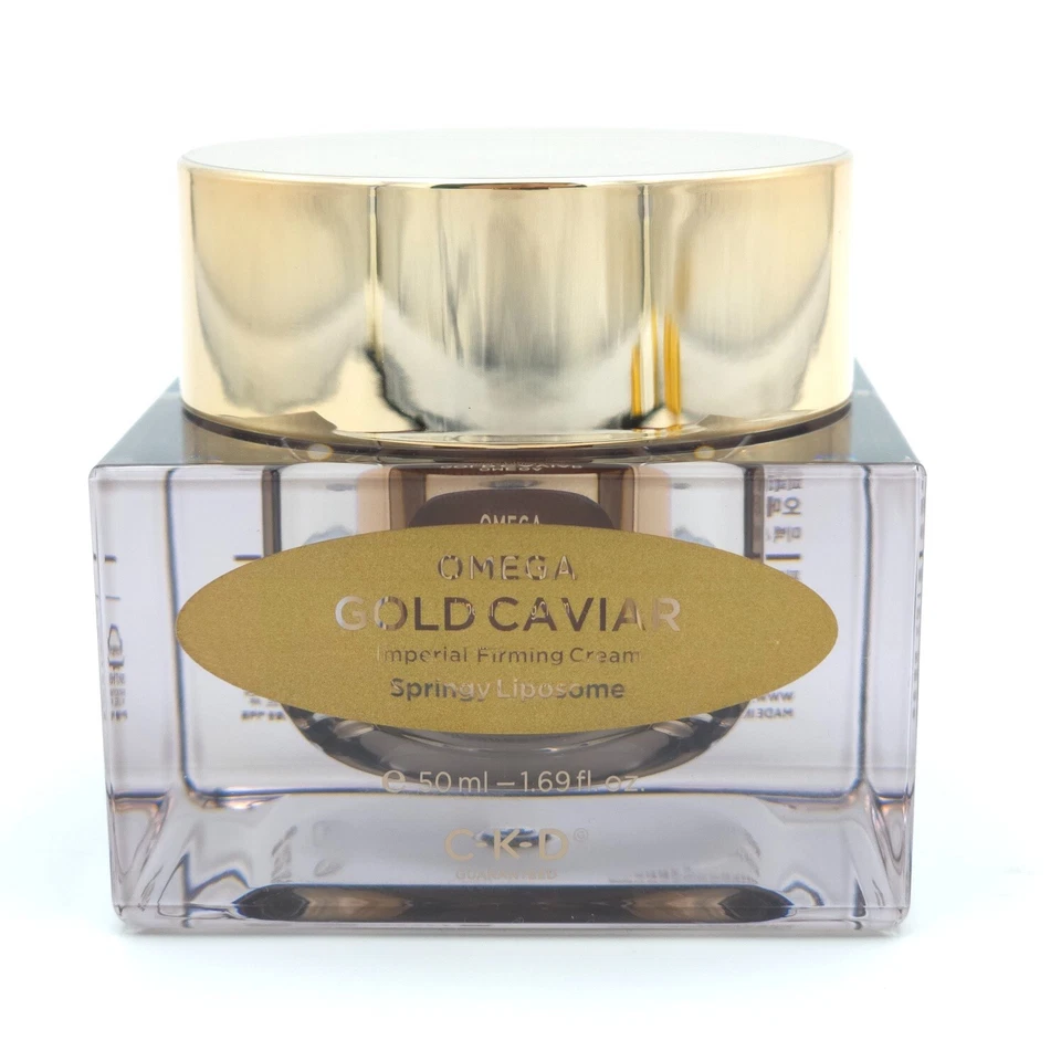 Укрепляющий крем CKD Omega Gold Caviar Imperial 50 мл эластичность сияние K-Beauty - Изображение 3 из 4