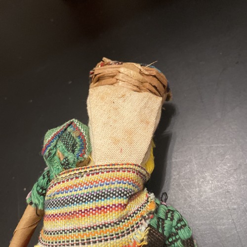 VTG Handmade Folk Art African Souvenir Dolls Set Of 4 - Picture 13 of 24