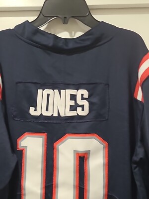 NIke New England Patriots NFL Men M #10 Jones Navy Football Jersey