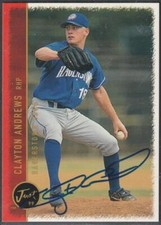 019, Original Autograph, Clayton Andrews; Suns, 1999 Just Memorabilia #4 (5)