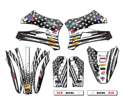 2010-2021 CX 65 MERICA Grey Senge Graphics Kit Compatible with Cobra