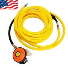 50FT Hose Explorer Scuba Diving 2nd Stage Regulator Dive Octopus Hookah Hose Kit