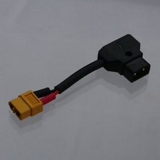 D-tap male to DC XT60 female 18awg 2" adapter Cable for Camera lipo Battery