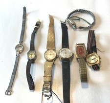 Vintage Watch Lot Of 5 Timex, Westport, Manson, Not Tested 