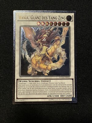Yugioh BAXIA, GLANZ DES YANG ZING , duea-de051 Ultimate Rare deutsch NM 1st