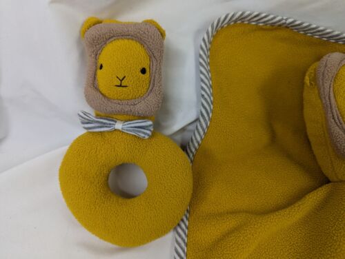 Land of Nod Lovey Rattle Ring Plush Lot Stuffed Animal Toy READ - Picture 2 of 9