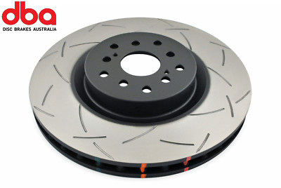 DBA Front Slotted 4000 Series T3 Upgraded Brake Rotor For 04-16 Subaru WRX STI