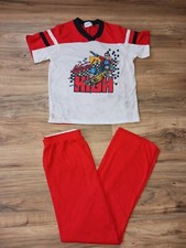 Vintage Carter's Boys 2pc Pajamas PJ's Size 12 Street Skateboard Skateboarding 
